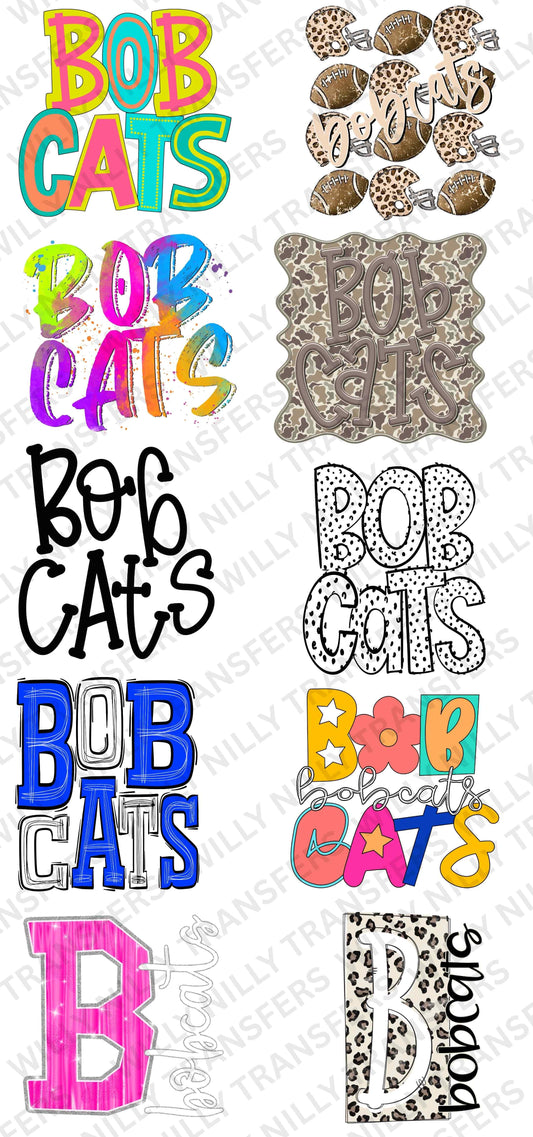 Premade 22x48 (Youth) School Spirit BOBCATS