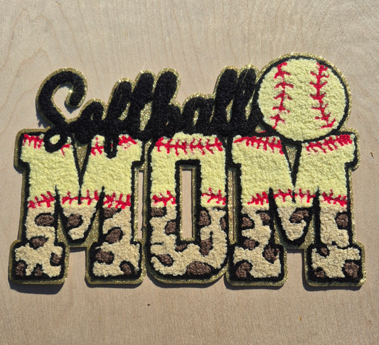 Sequins iron on (SOFTBALL MOM)