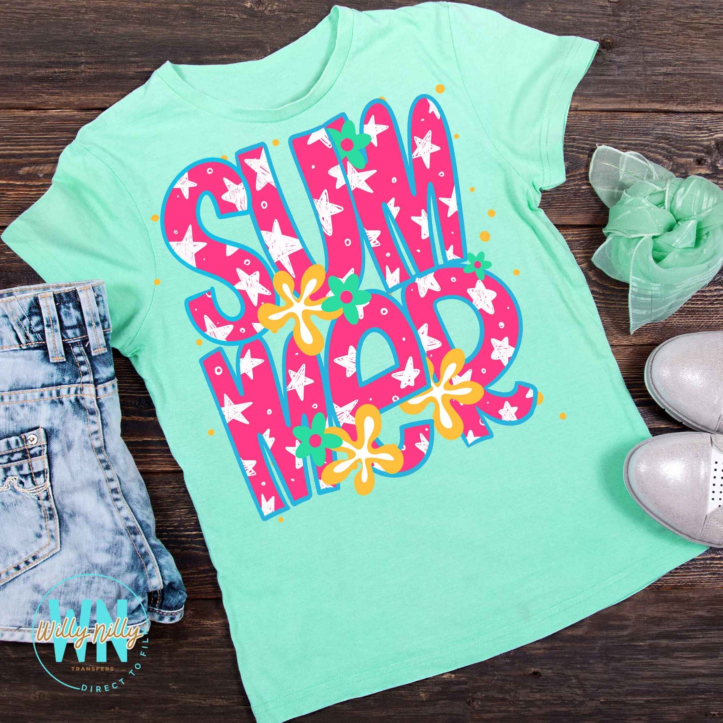 Cute Summer-Ready to Press DTF Transfer