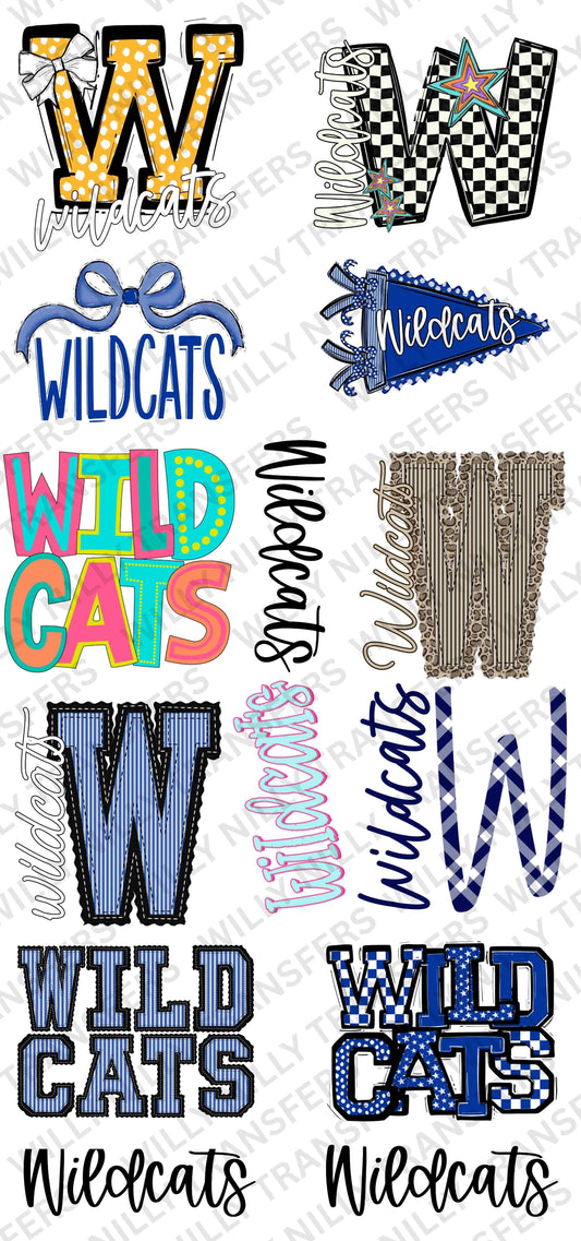 Premade 22x48 (Youth) School Spirit WLDCATS
