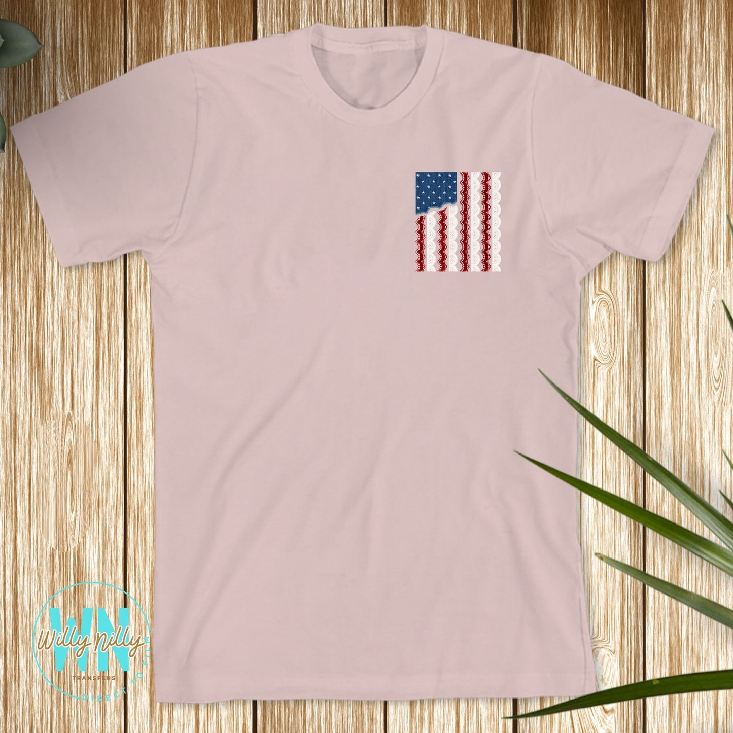 Denim Flag-Ready to Press DTF Transfer