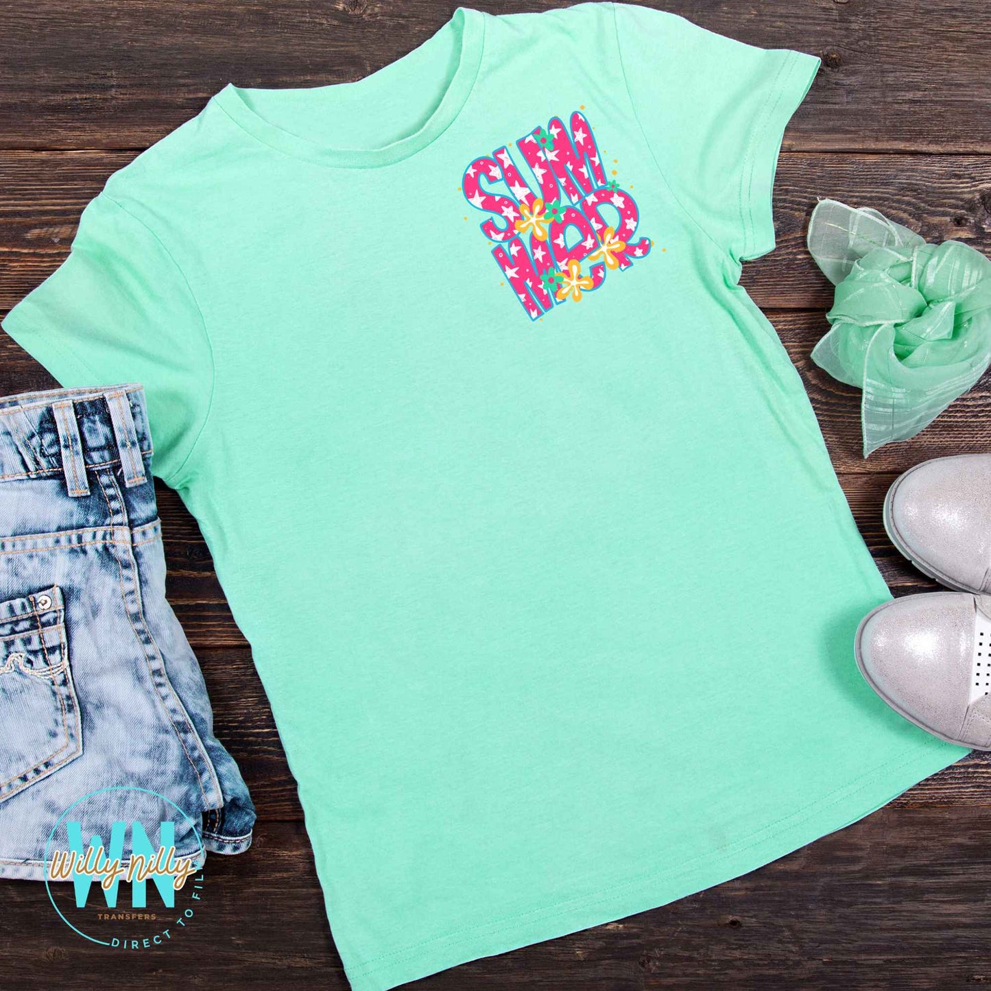 Cute Summer-Ready to Press DTF Transfer