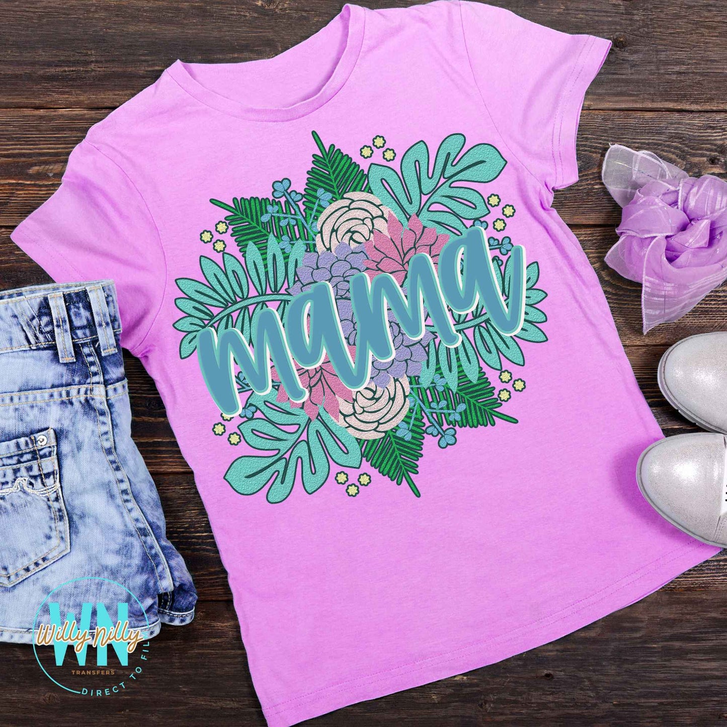 Floral Mama-Ready to Press DTF Transfer