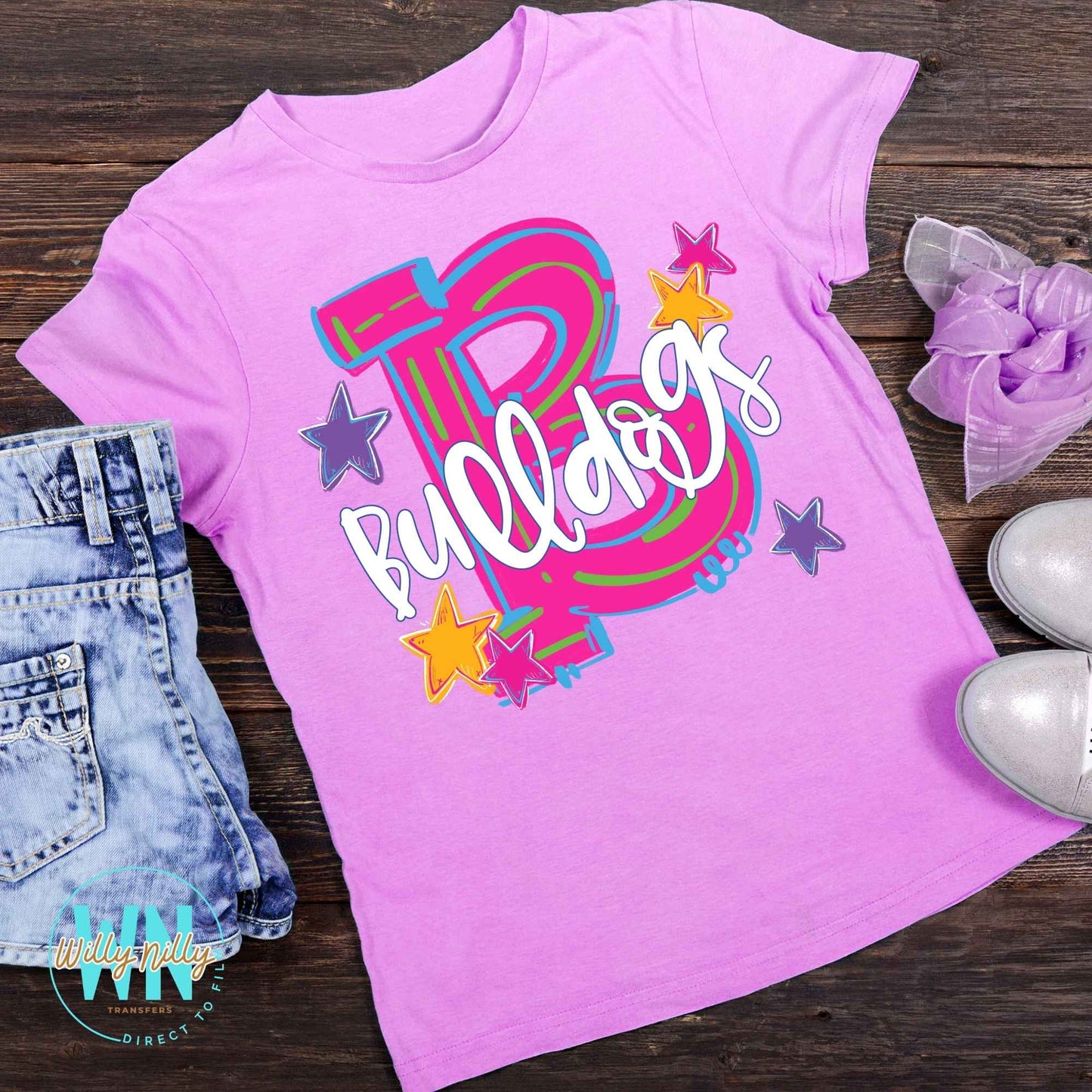 B is for Bulldogs-Ready to Press DTF Transfer