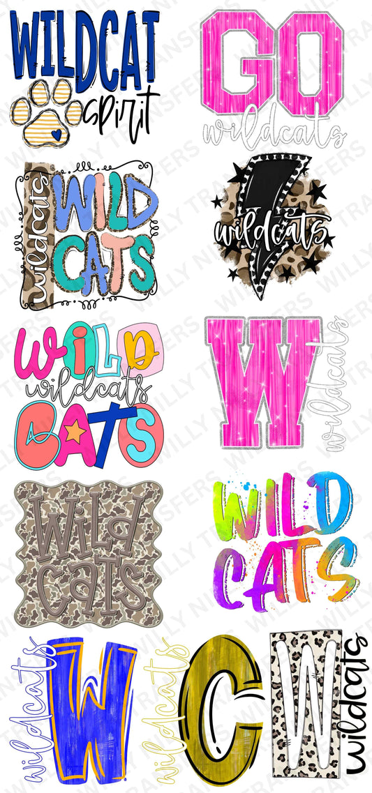 Premade 22x48 (Youth) School Spirit WLDCATS
