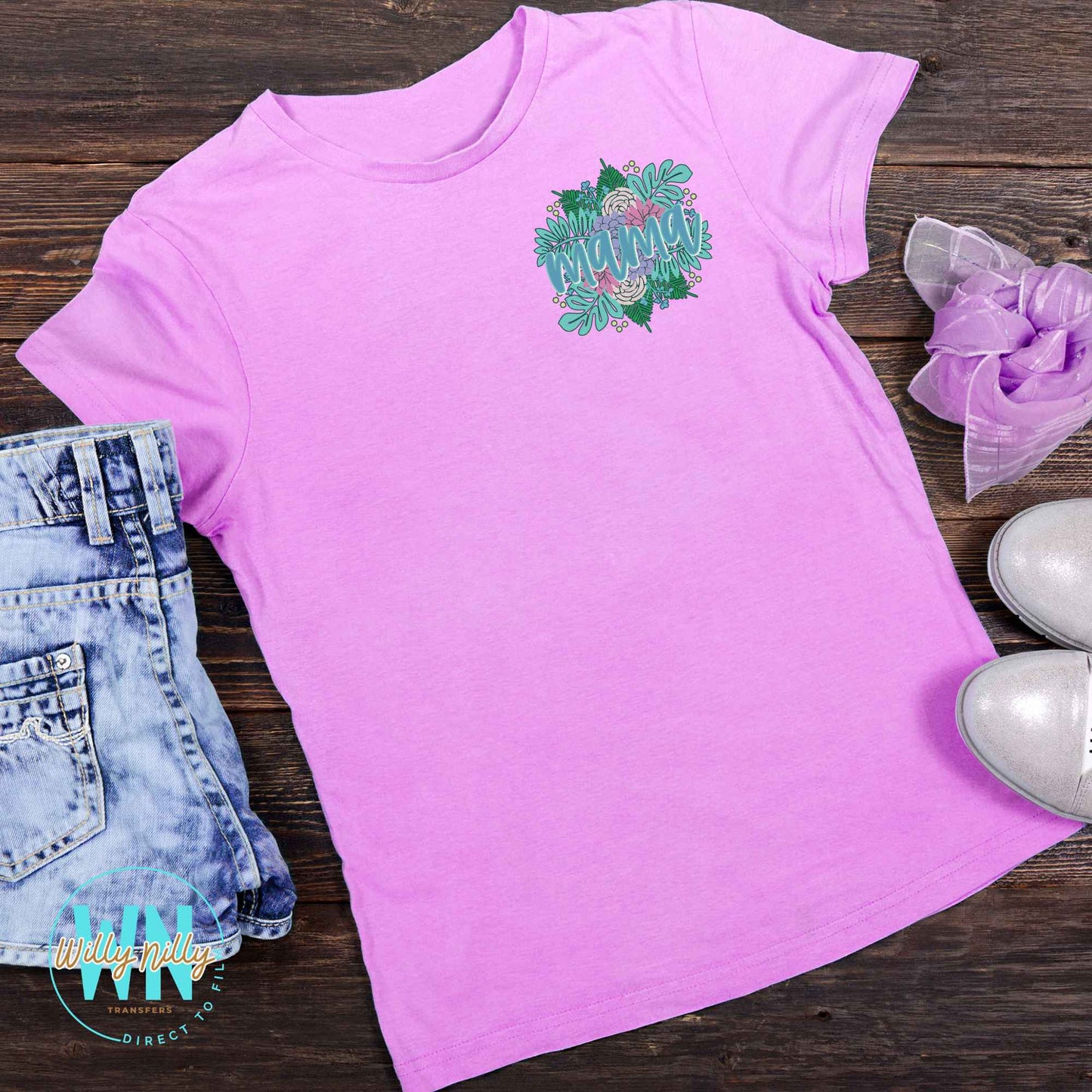 Floral Mama-Ready to Press DTF Transfer