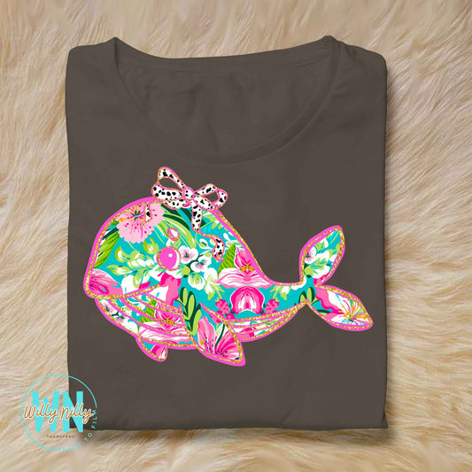 Pink Dolphin-Ready to Press DTF Transfer