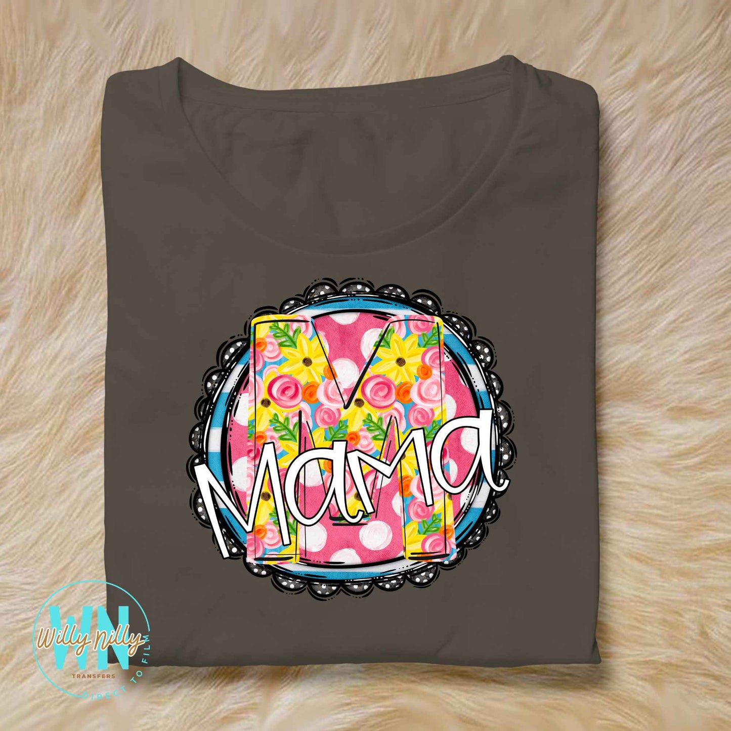 Sunny Floral Mama-Ready to Press DTF Transfer