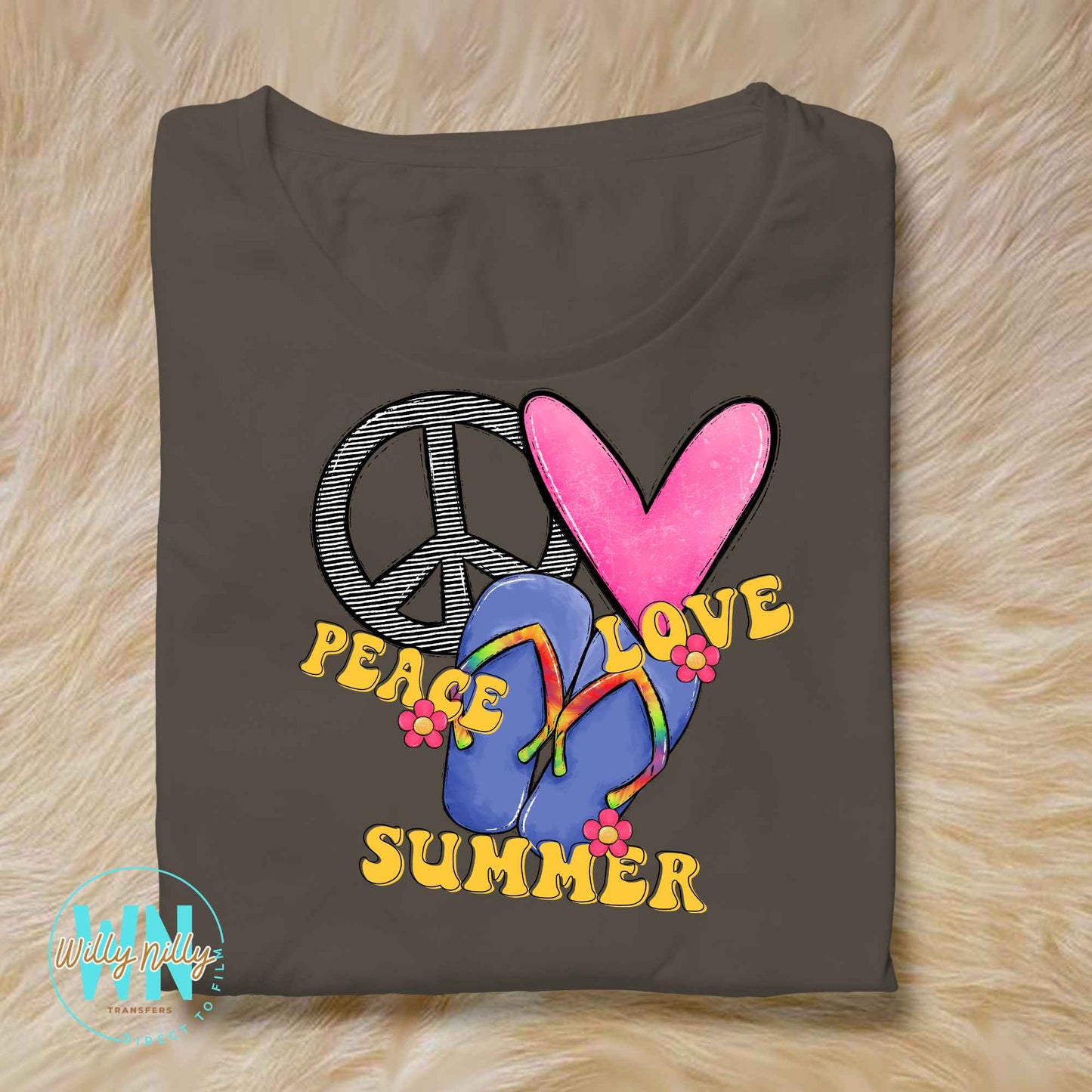 Peace Love Summer-Ready to Press DTF Transfer
