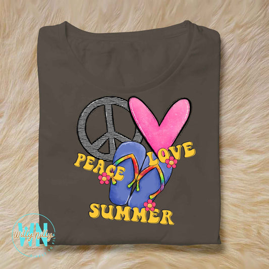 Peace Love Summer-Ready to Press DTF Transfer