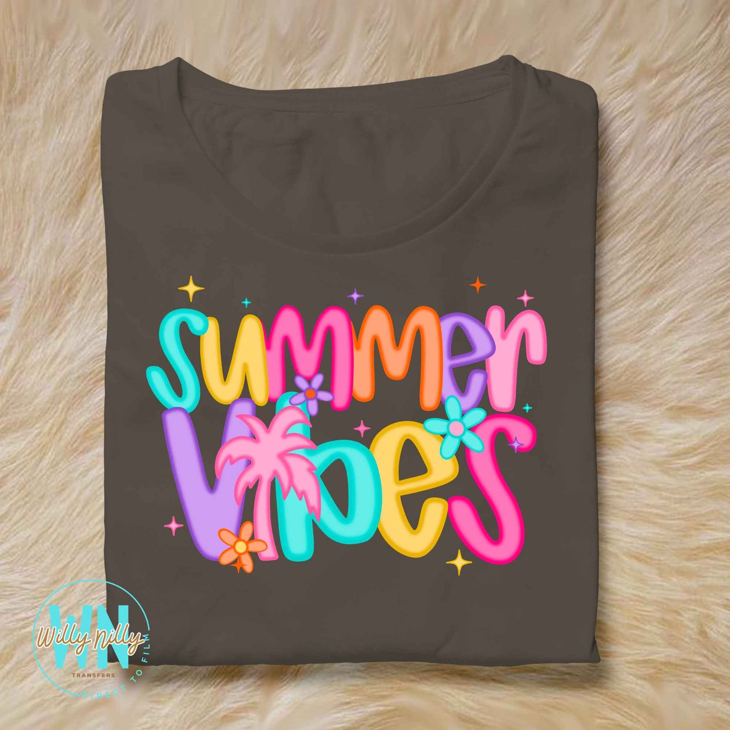 Preppy Summer Vibes-Ready to Press DTF Transfer