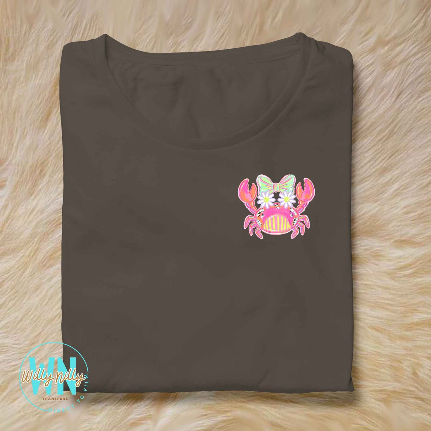Cute Crab-Ready to Press DTF Transfer