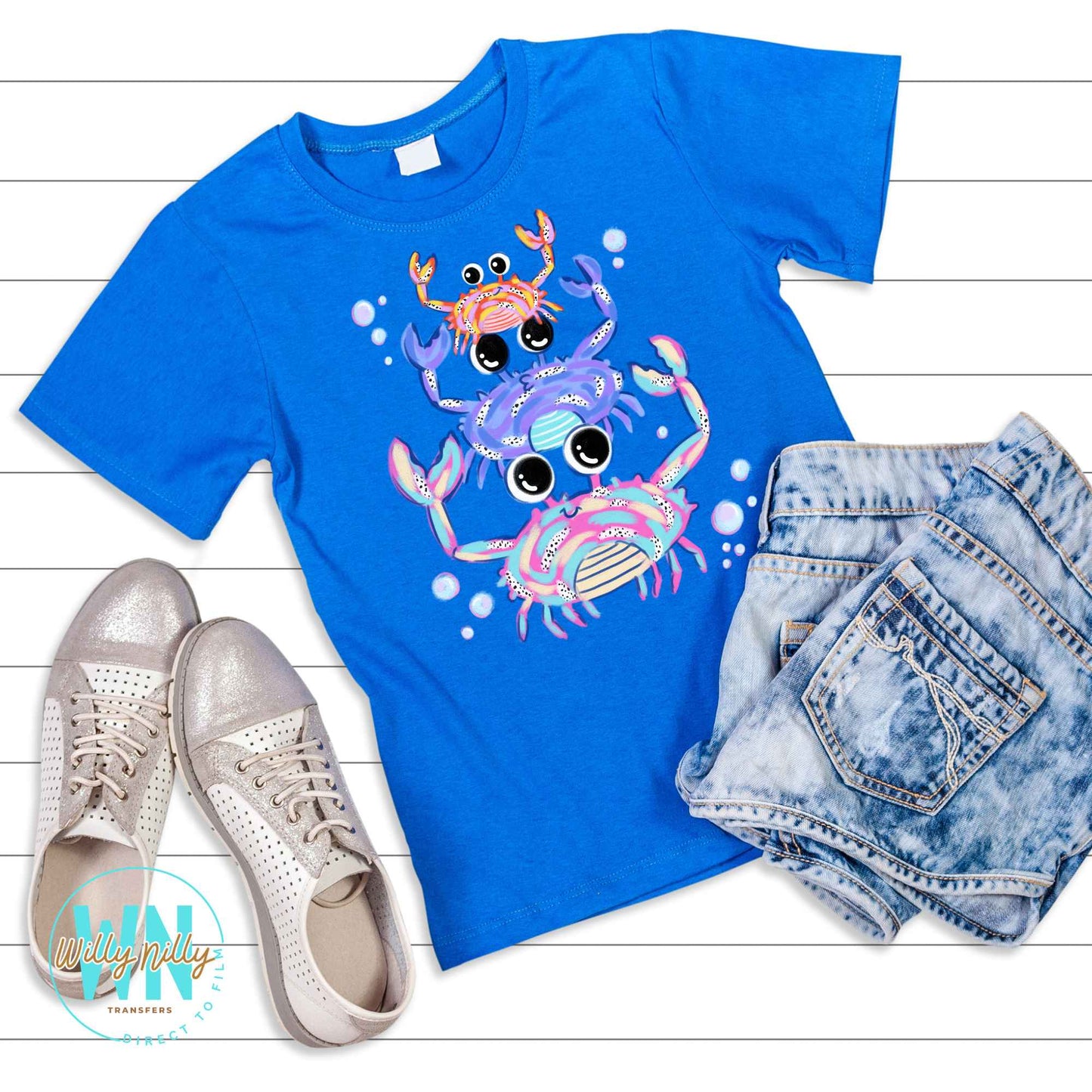 Preppy Crab-Ready to Press DTF Transfer