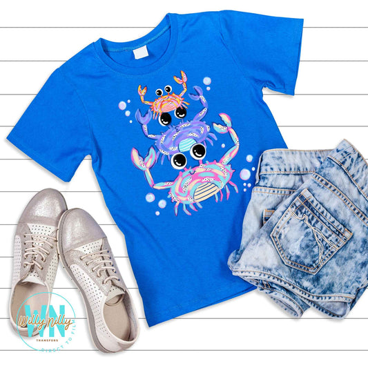Preppy Crab-Ready to Press DTF Transfer