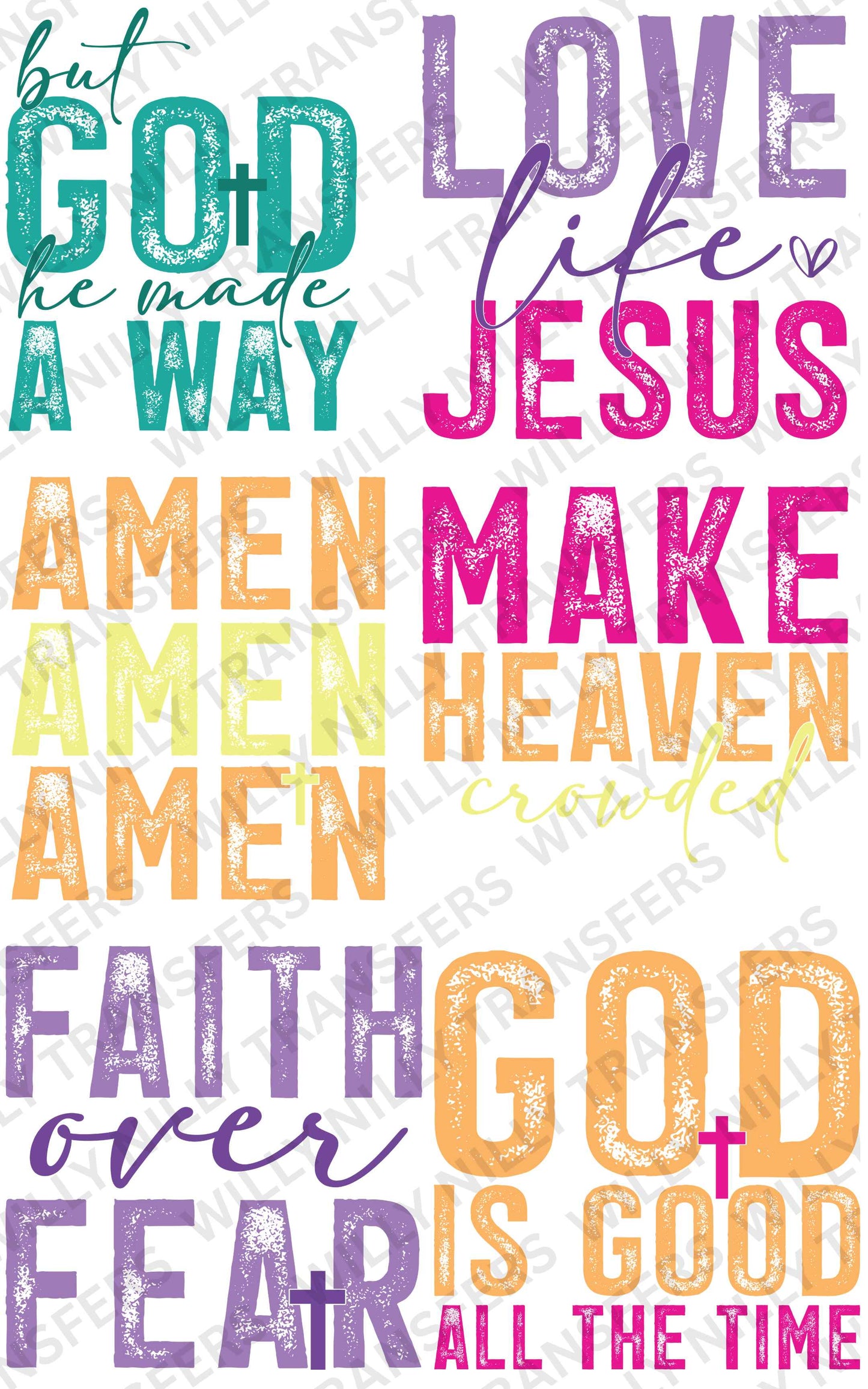 Premade Gang Sheet-Love Like Jesus (Adult)