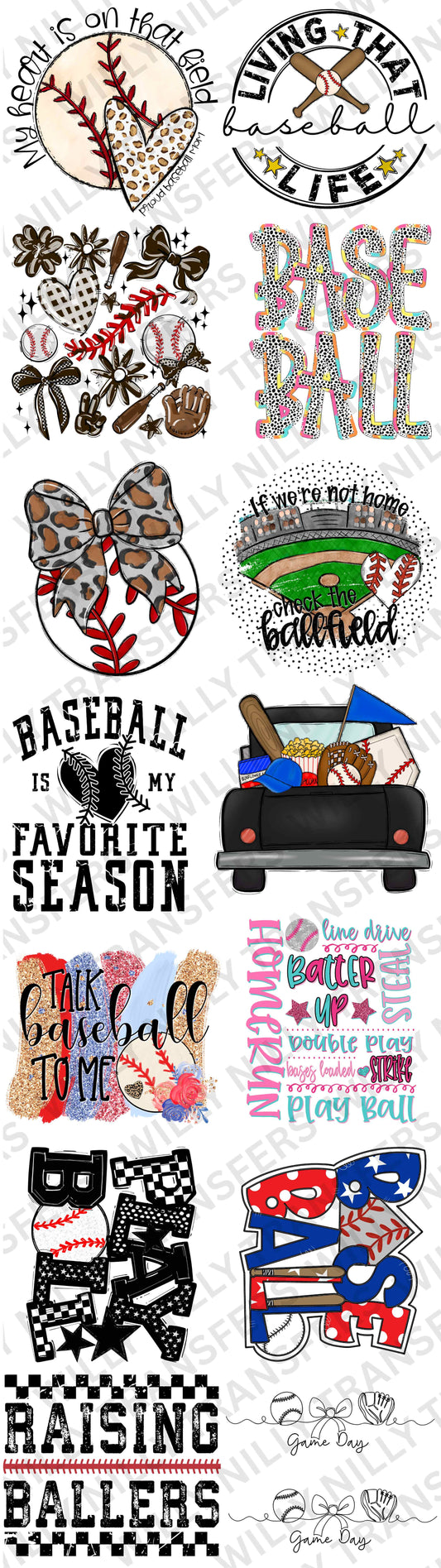 BASEBALL PREMADE (22.5X80) (ADULT)
