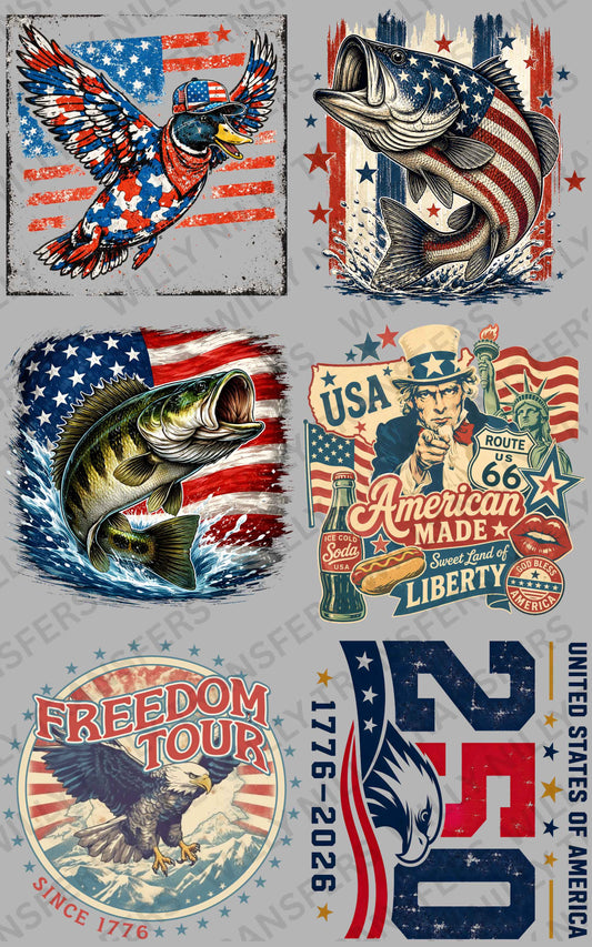 Premade Gang Sheet-Freedom Tour (Adult)