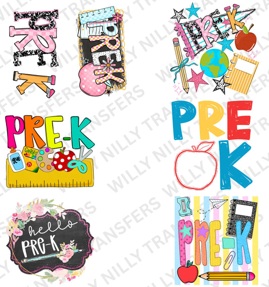 Premade Gang Sheet-Hello PreK (Youth)