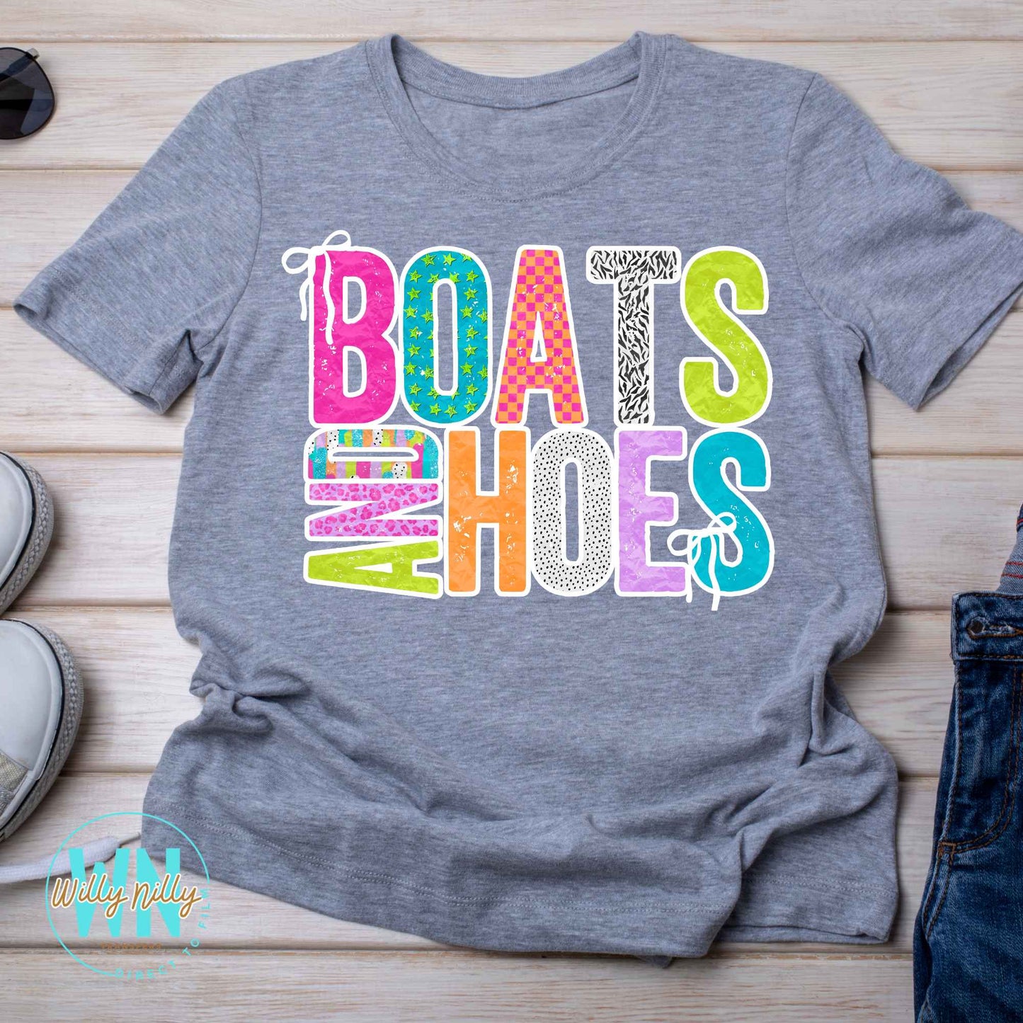 Boats and Hoes-Ready to Press DTF Transfer