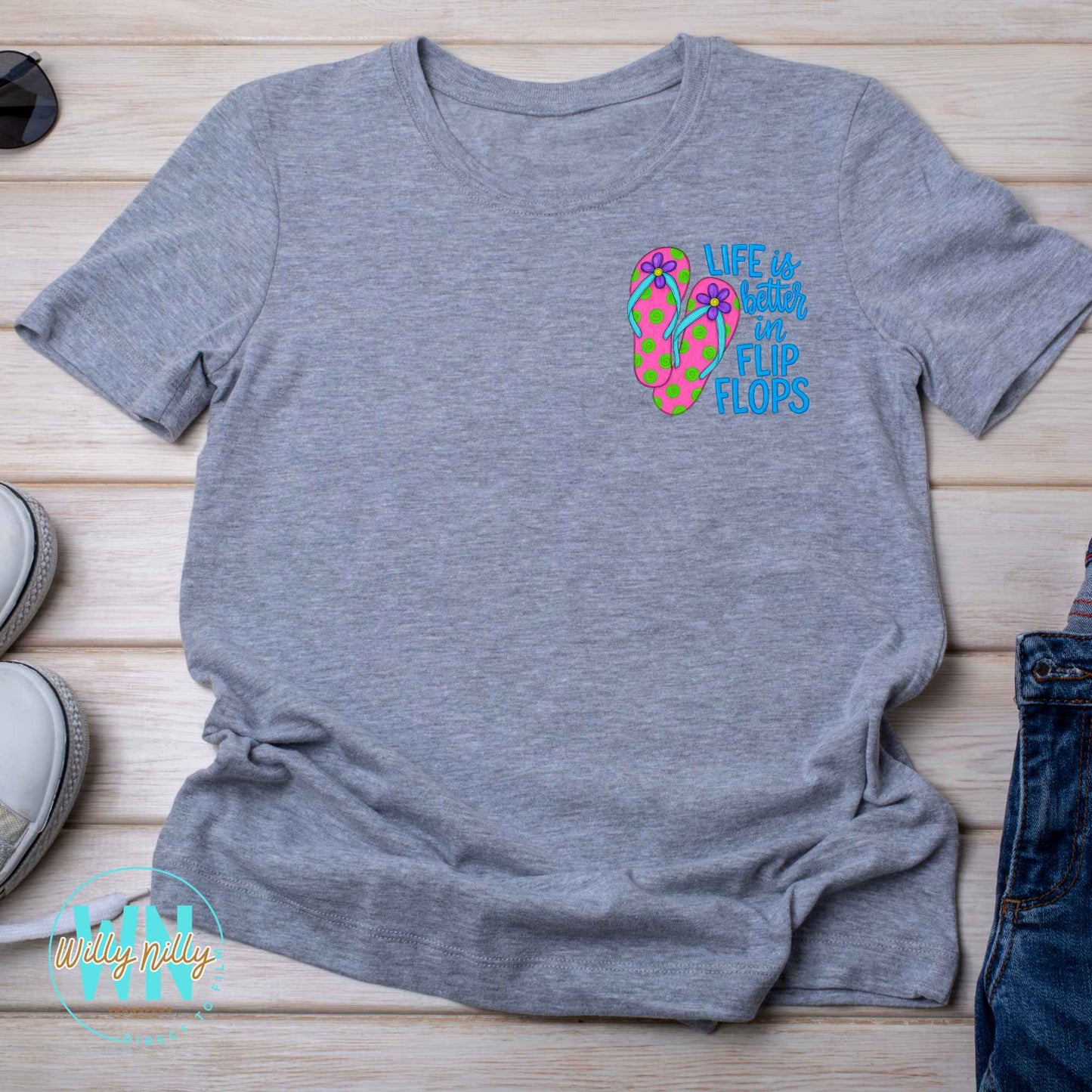 Life is Better in Flip Flops-Ready to Press DTF Transfer