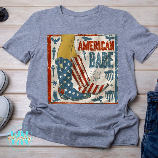 American Babe-Ready to Press DTF Transfer