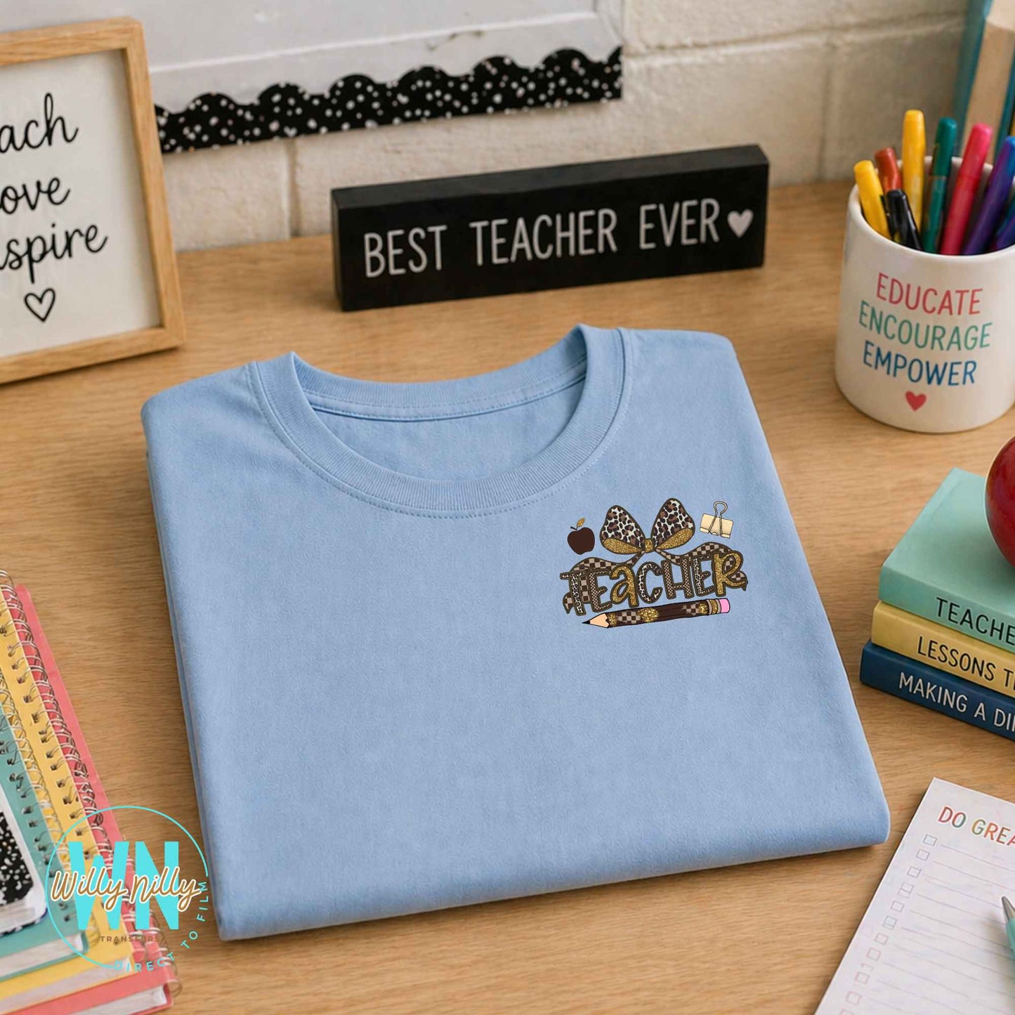 Teacher (cheetah print)-Ready to Press DTF Transfer