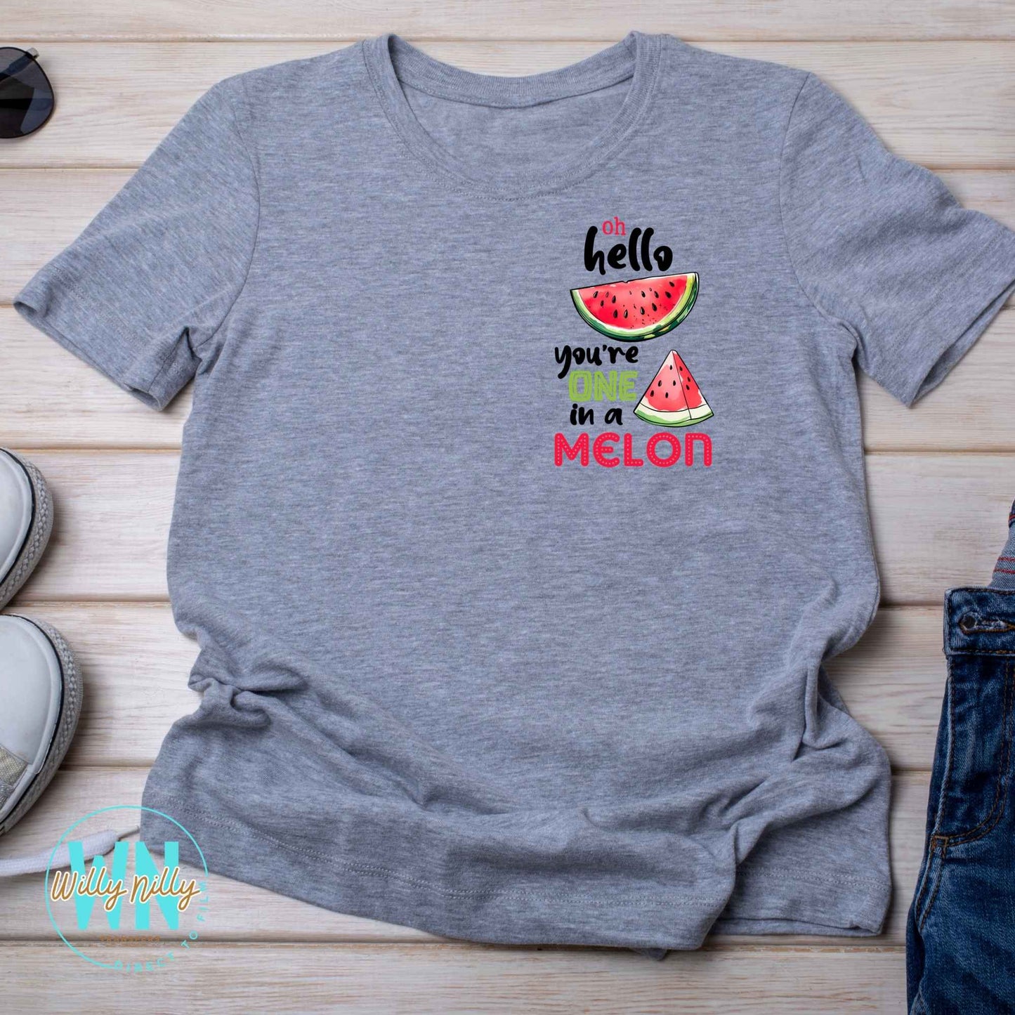 Oh Hello, You're One in a Melon-Ready to Press DTF Transfer