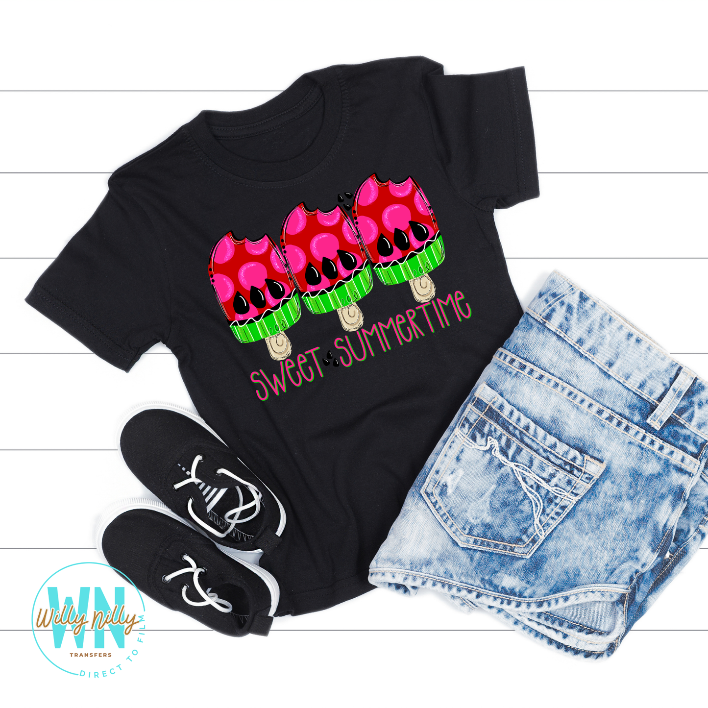 Sweet Summertime (watermelon)-Ready to Press DTF Transfer