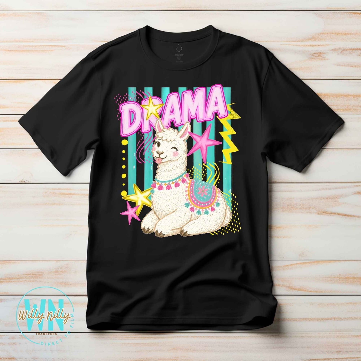 Drama-Ready to Press DTF Transfer