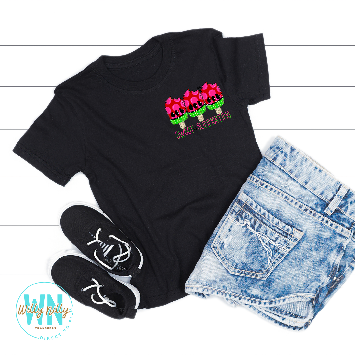 Sweet Summertime (watermelon)-Ready to Press DTF Transfer