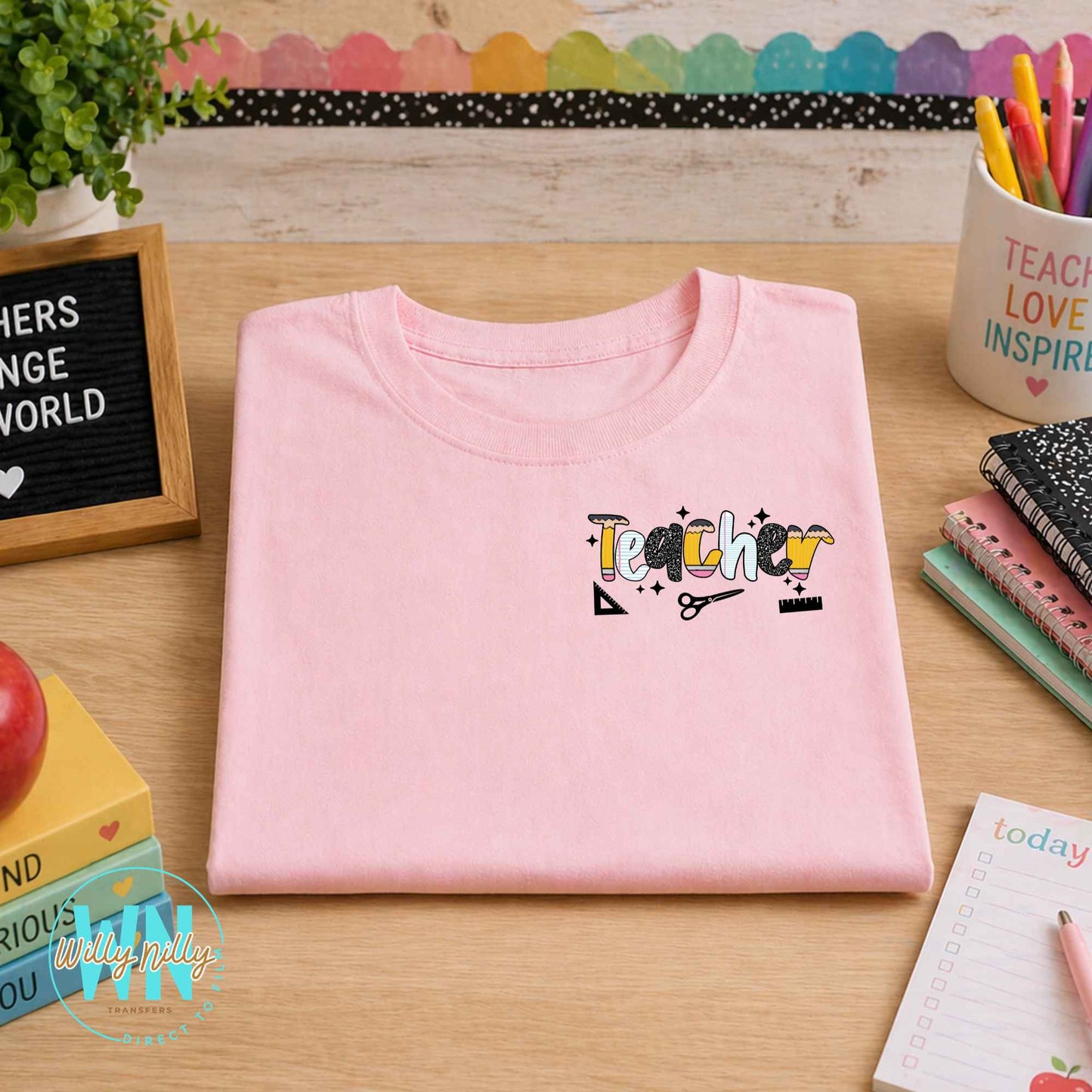 Teacher (with supplies)-Ready to Press DTF Transfer