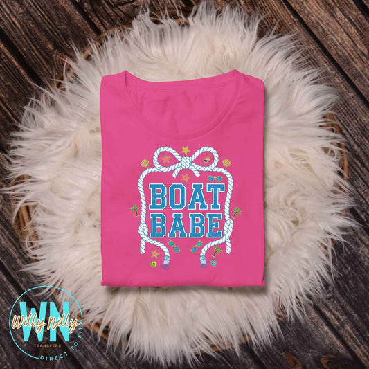 Boat Babe-Ready to Press DTF Transfer