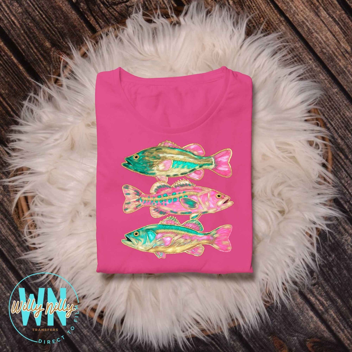 3 Summer Fish-Ready to Press DTF Transfer