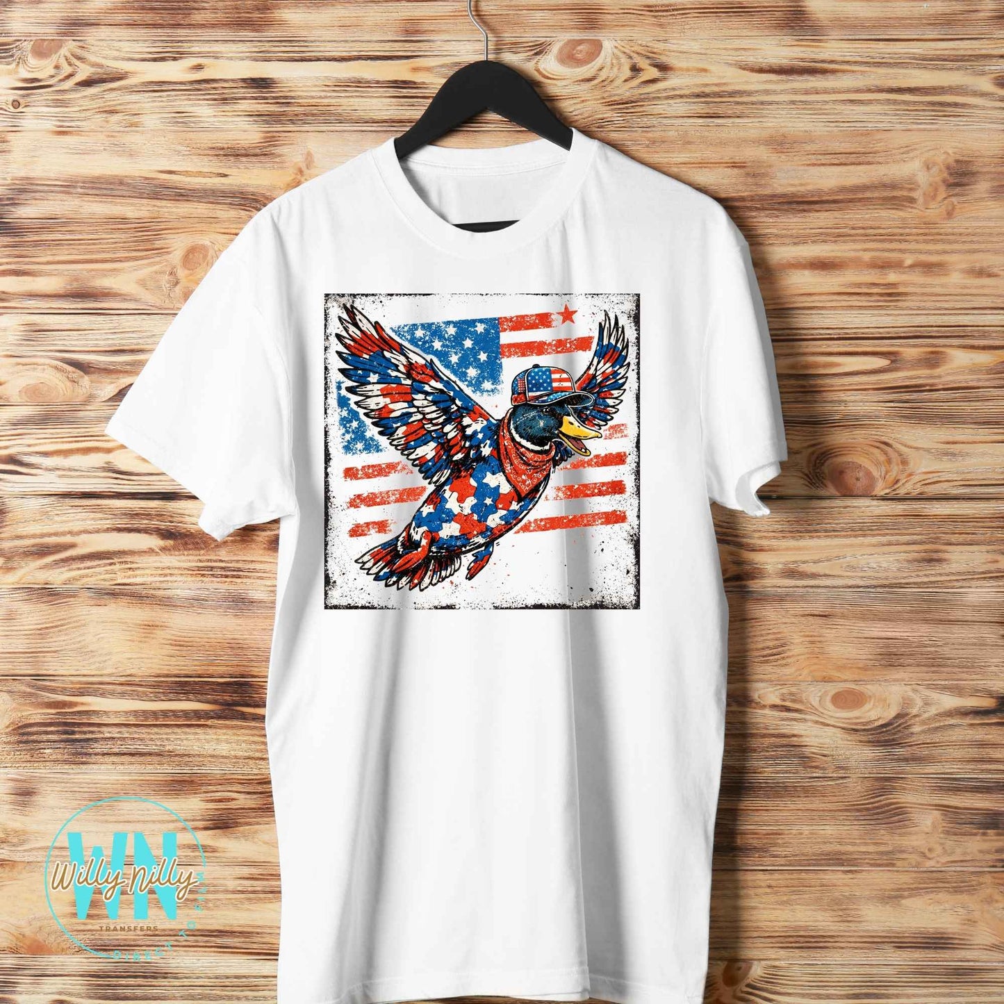 American Duck-Ready to Press DTF Transfer
