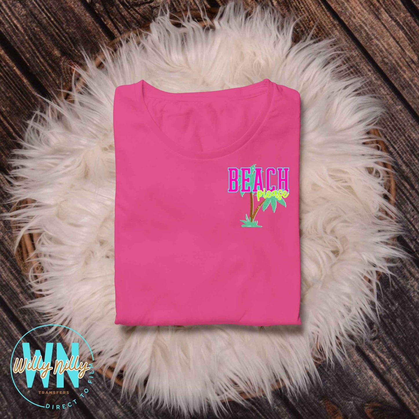 Beach Please Island Vibes-Ready to Press DTF Transfer