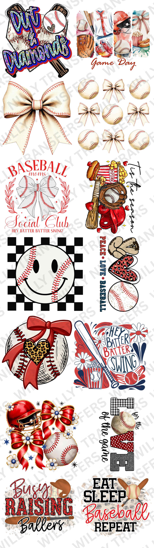 BASEBALL PREMADE (22.5X80) (ADULT)
