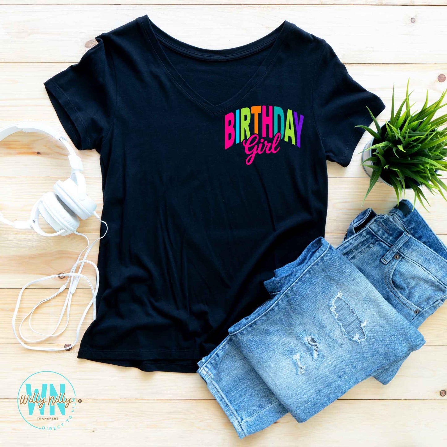 Birthday Girl-Ready to Press DTF Transfer