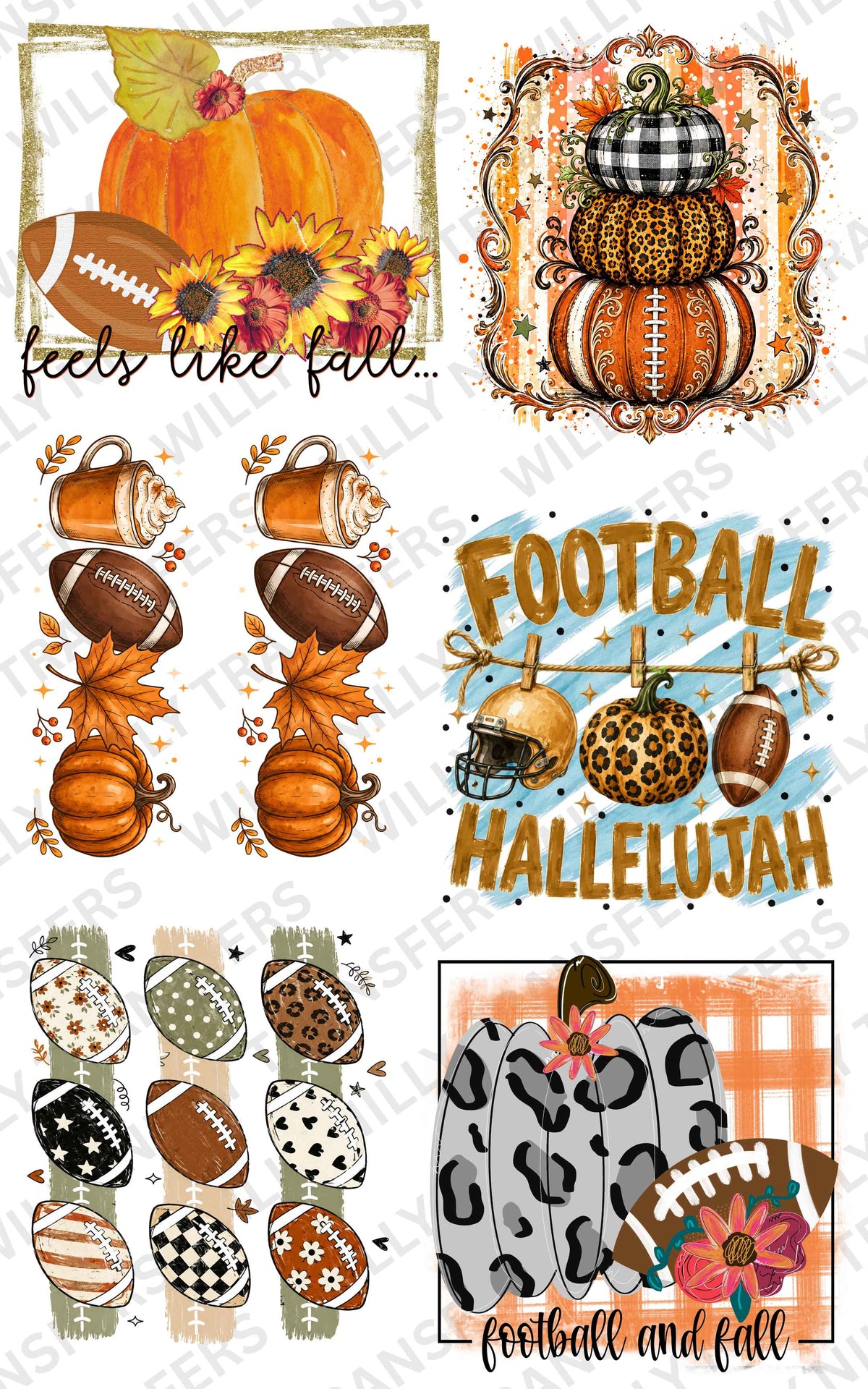 Premade Gang Sheet-Football Hallelujah (Adult)