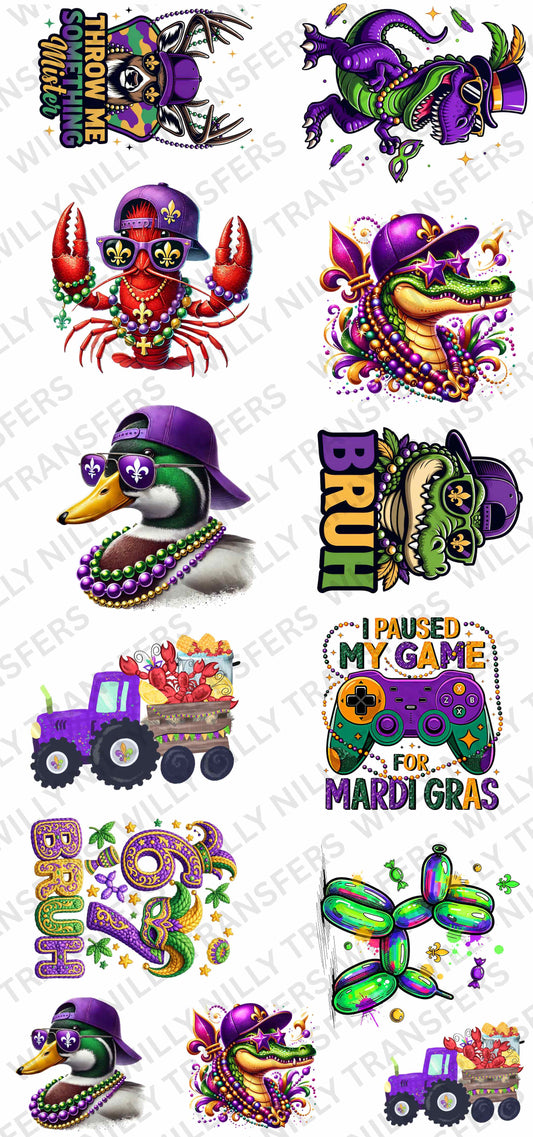 PREMADE MARDI GRAS YOUTH BOYS (22x48)