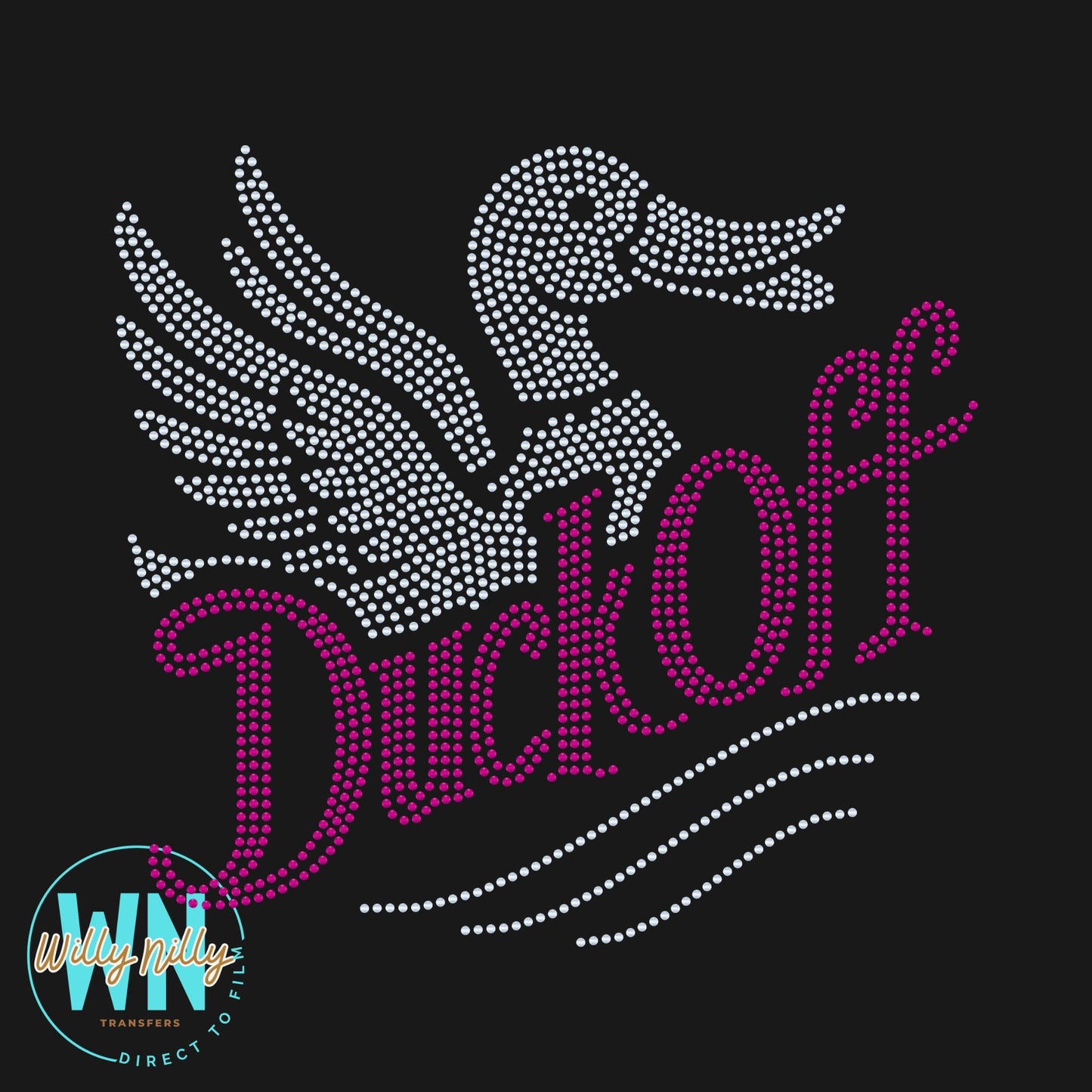 Duck Off-Ready to Press Spangle Transfer