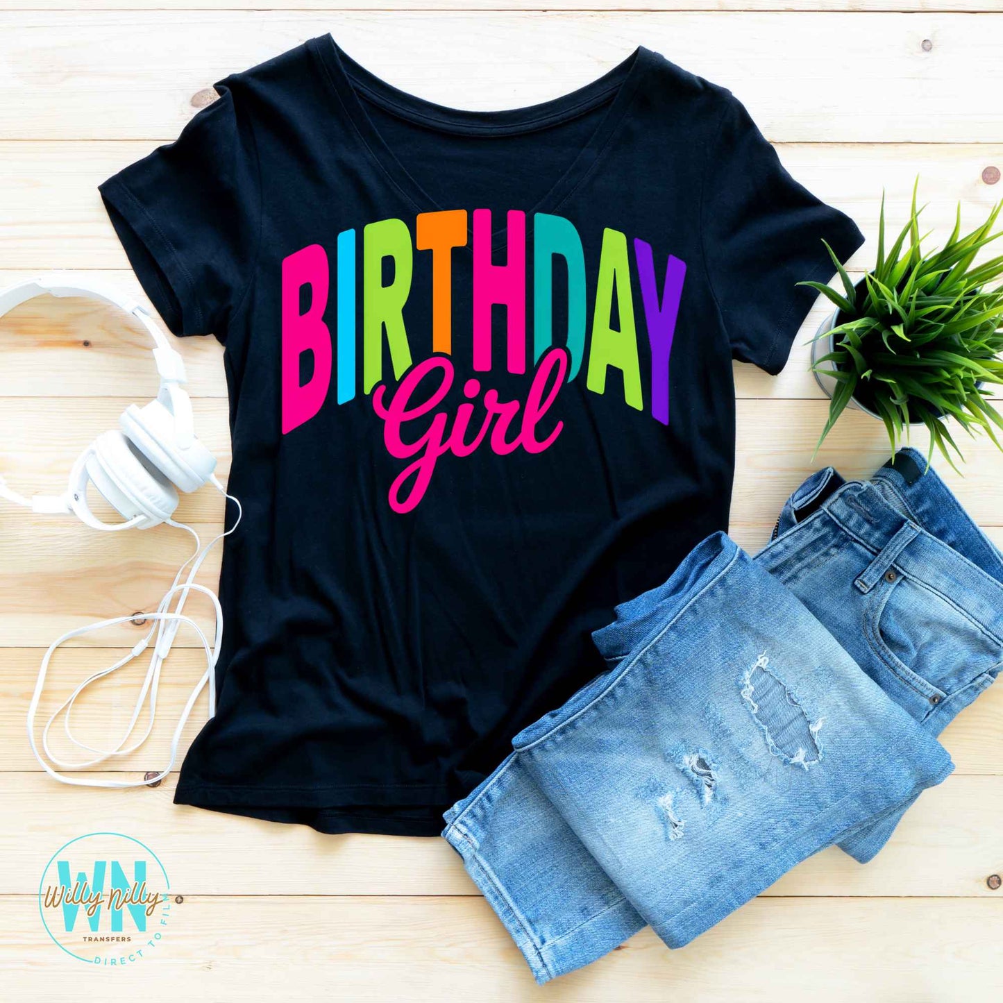Birthday Girl-Ready to Press DTF Transfer