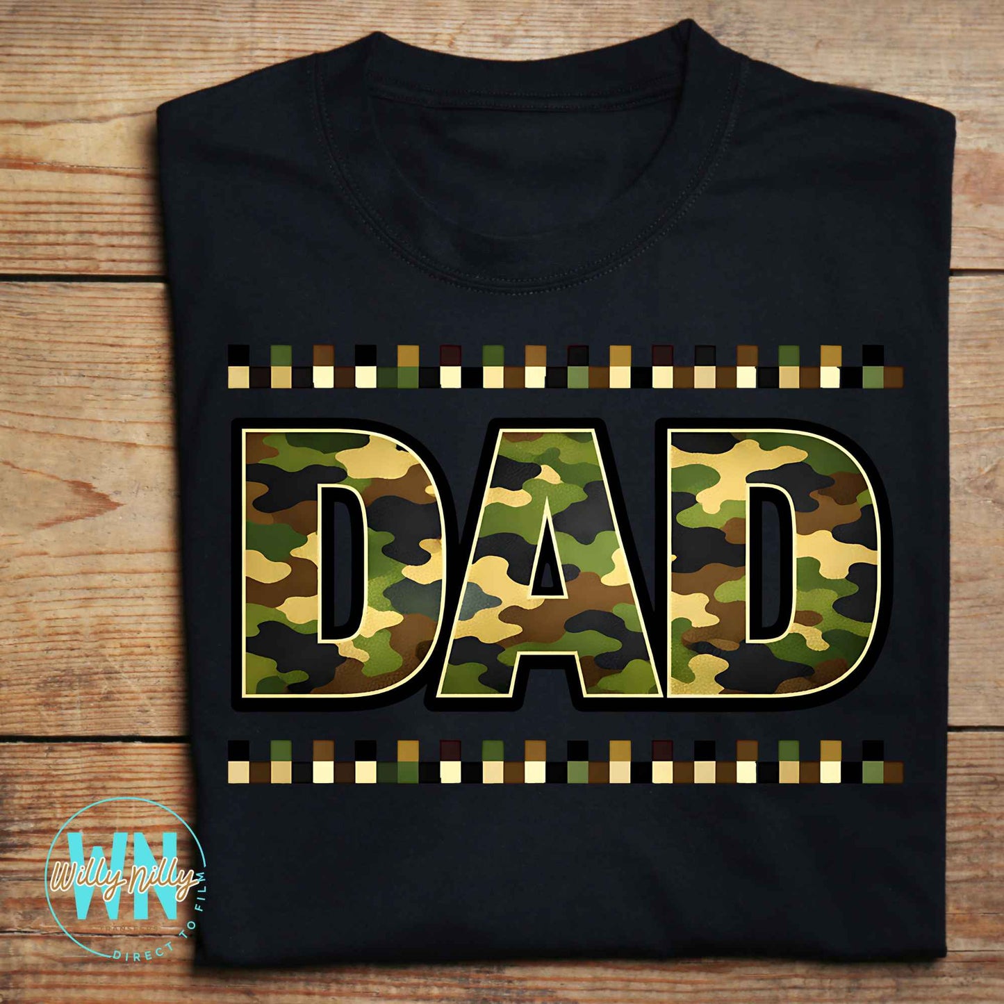 Camo Dad-Ready to Press DTF Transfer