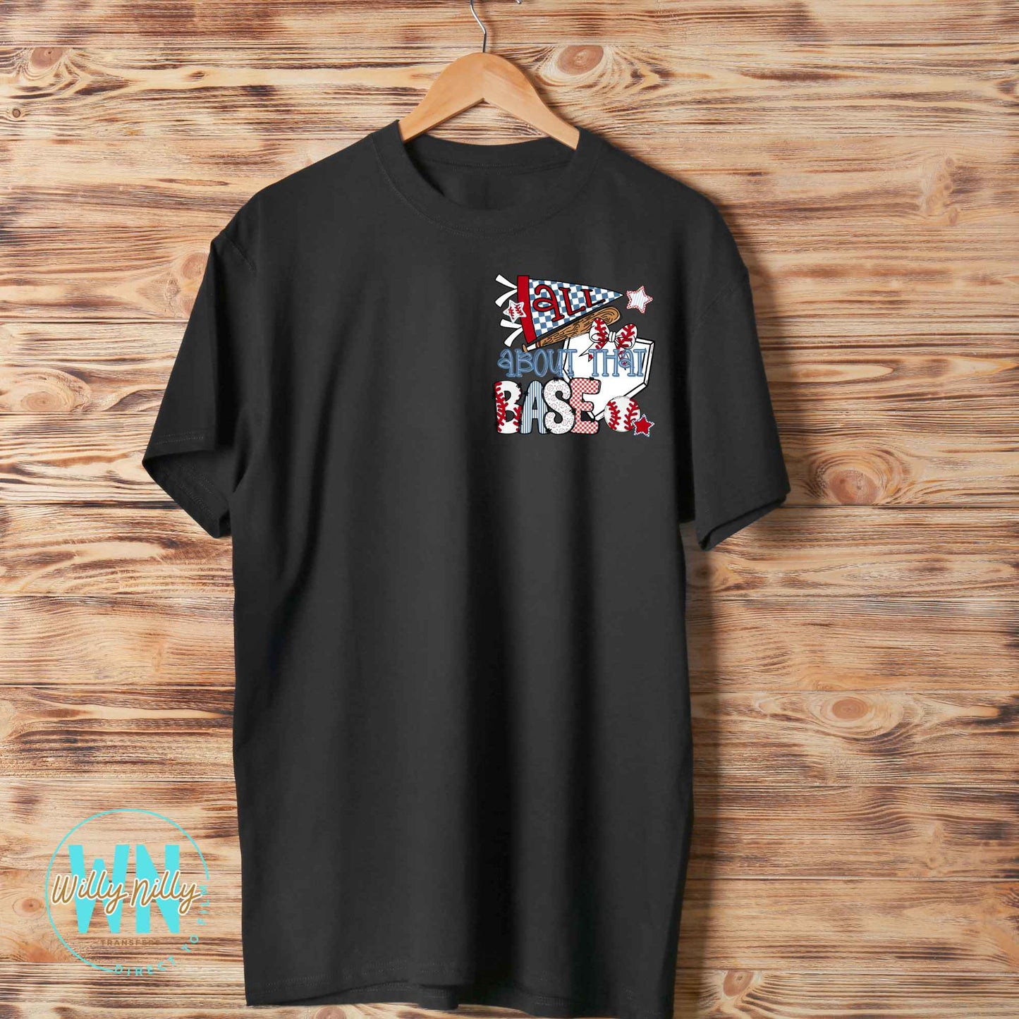 All About That Base (baseball)-Ready to Press DTF Transfer