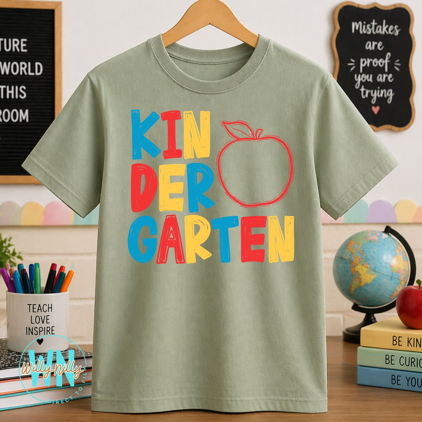Kindergarten (apple)-Ready to Press DTF Transfer