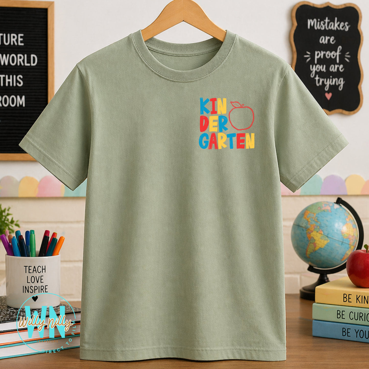 Kindergarten (apple)-Ready to Press DTF Transfer