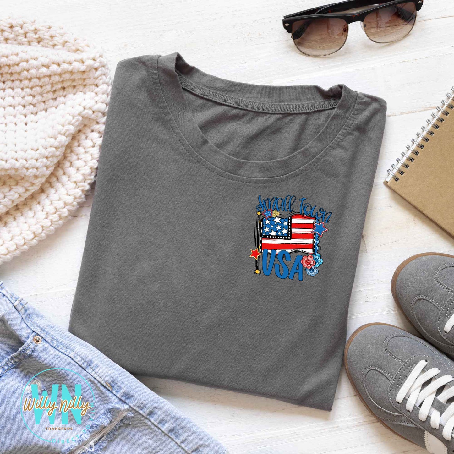 Small Town USA-Ready to Press DTF Transfer