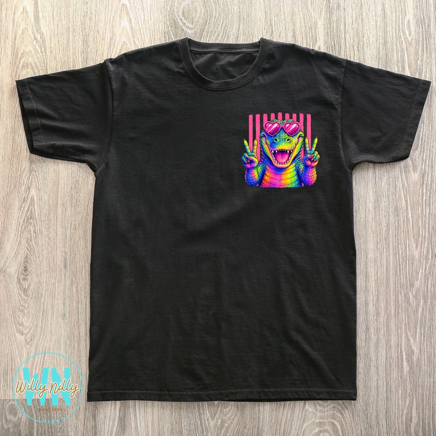 Peace Summer Alligator-Ready to Press DTF Transfer