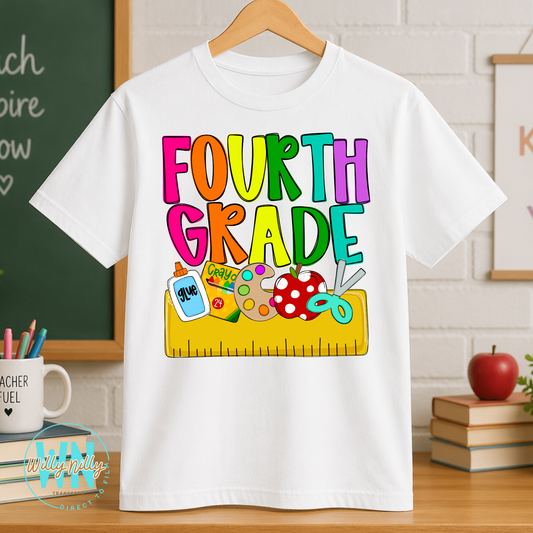 Fourth Grade-Ready to Press DTF Transfer