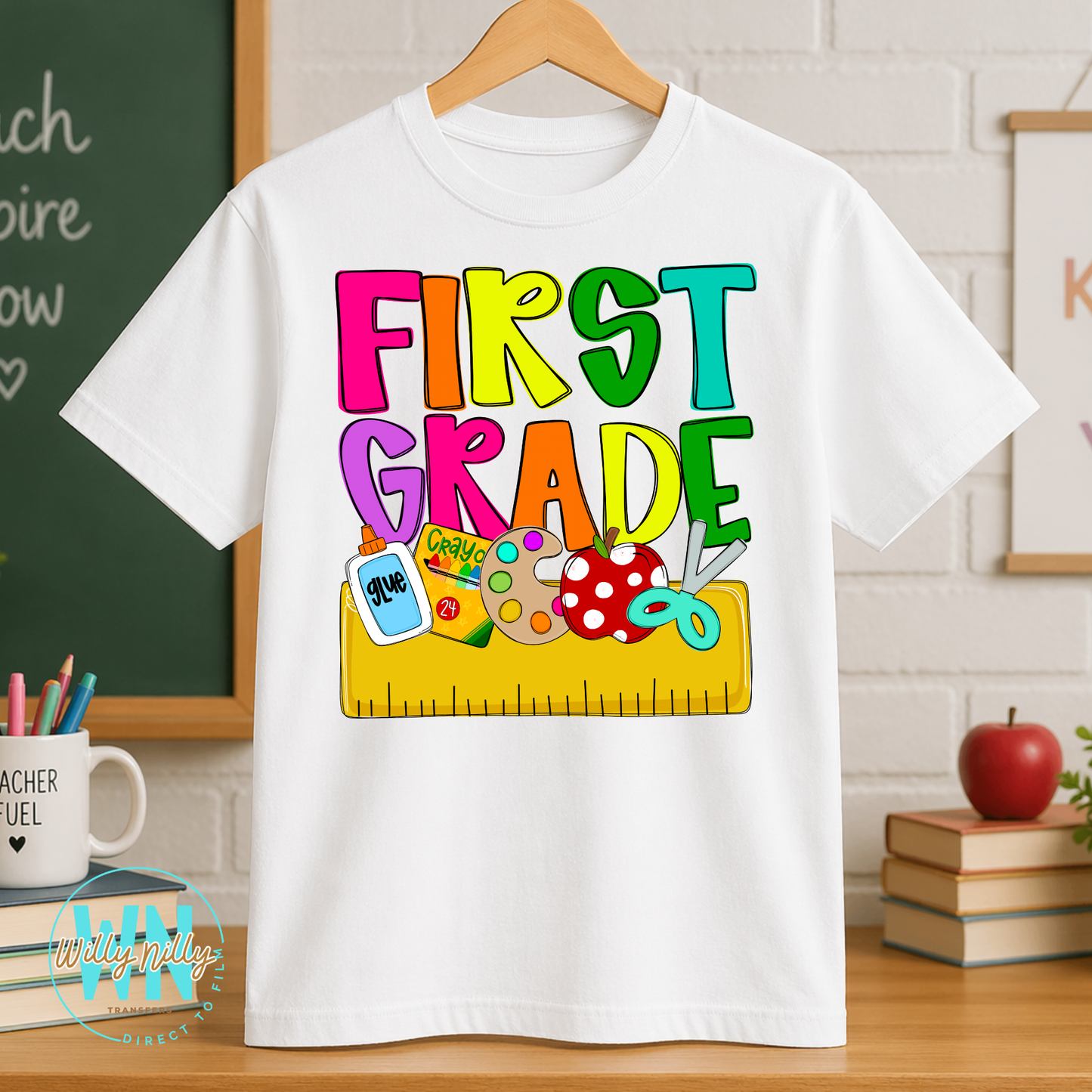First Grade-Ready to Press DTF Transfer