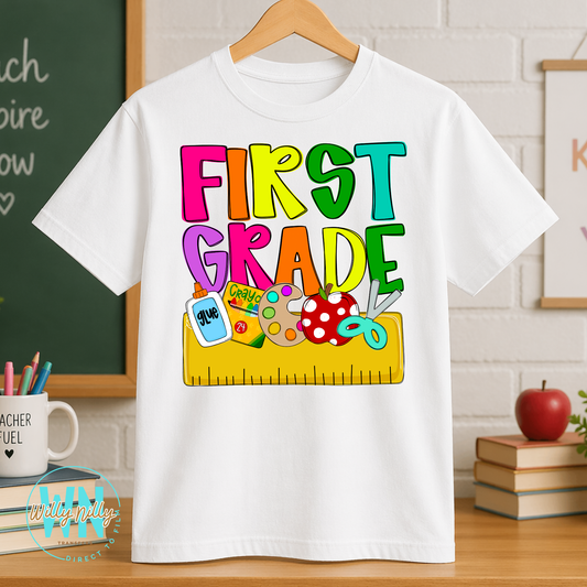 First Grade-Ready to Press DTF Transfer